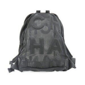 Chanel Logo Backpack Mesh Black